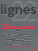 Revue Lignes, no 22